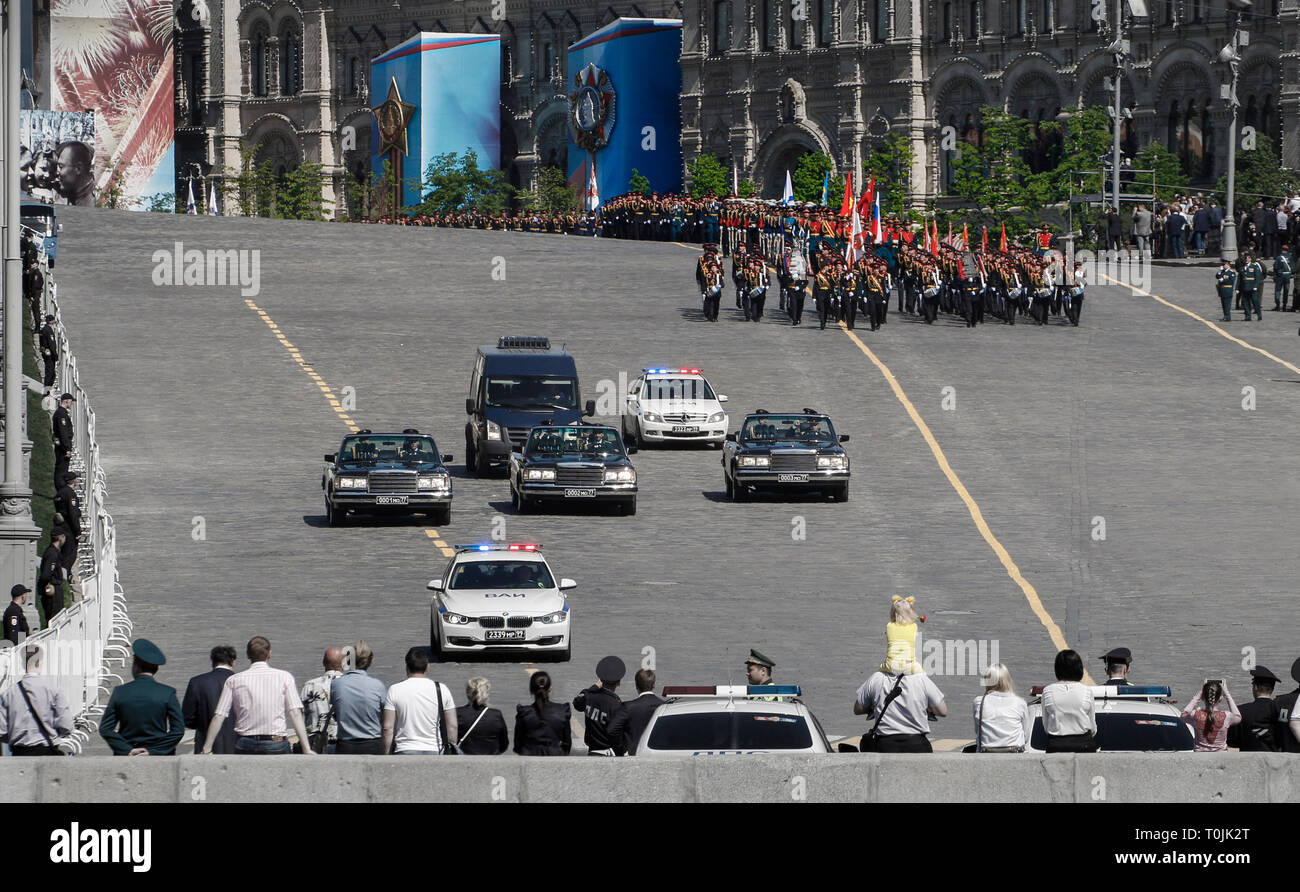 Moscow Victory Day Parade. Stock Photo