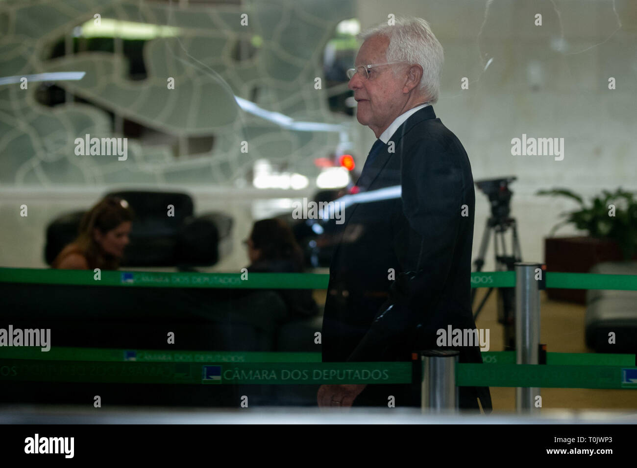 BRASÍLIA, DF - 20.03.2019: EX MINISTRO MOREIRA FRANCO - Moreira Franco, chief minister of the General Secretariat of the Presidency and later Minister of Mines and Energy in the government Michel Temer 03-20-2019 (Photo: Myke Sena/Fotoarena) Stock Photo