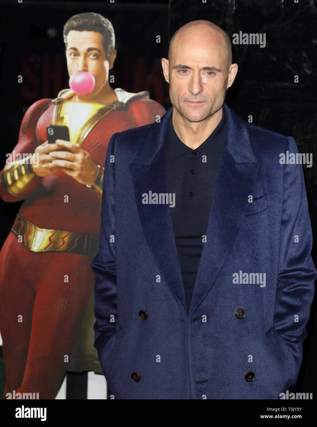 Mark Strong at the DC 'Shazam' Fun Fair Launch photocall at Bernie