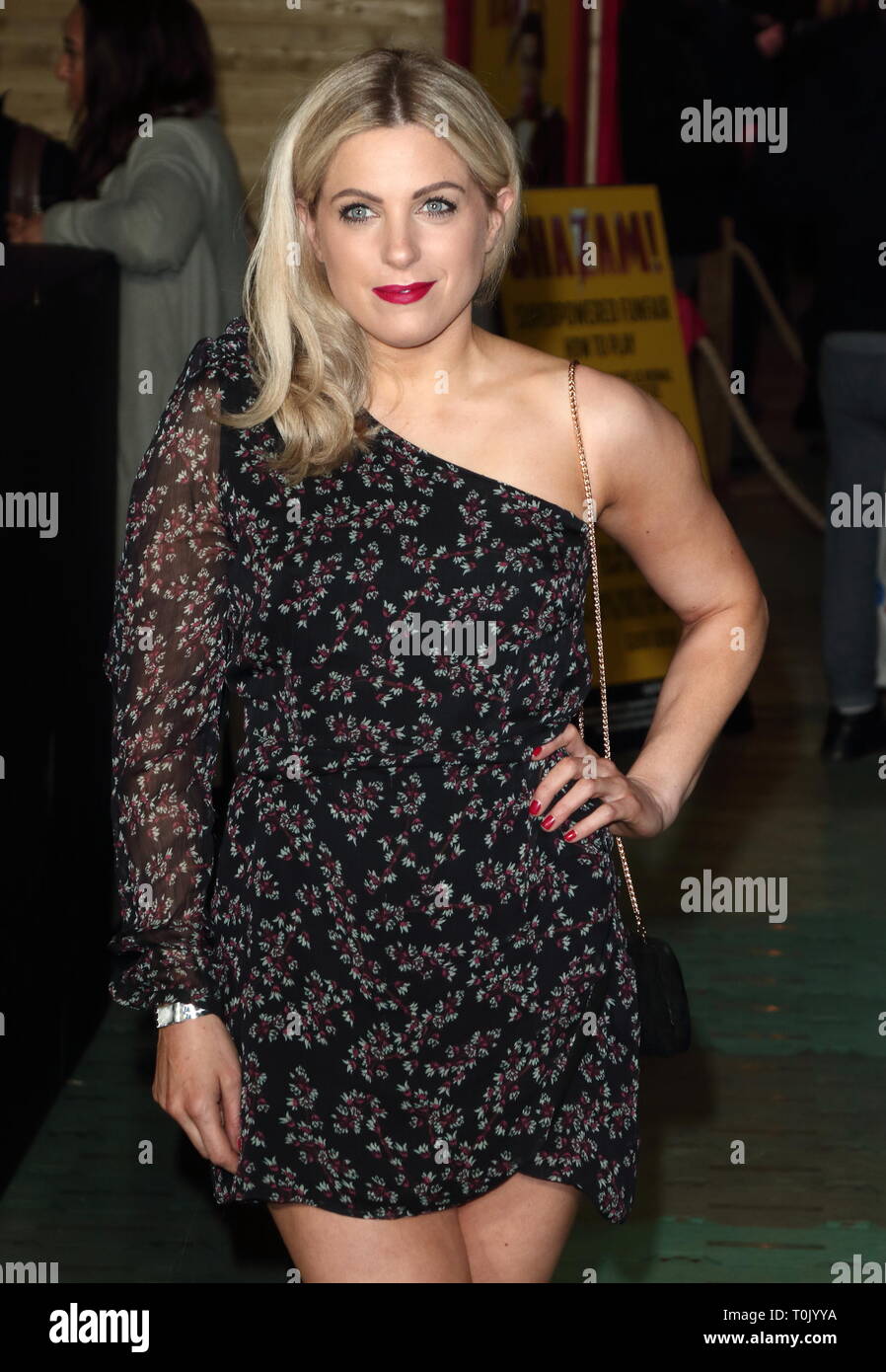 Olivia Cox at the DC 'Shazam' Fun Fair Launch photocall at Bernie Spain