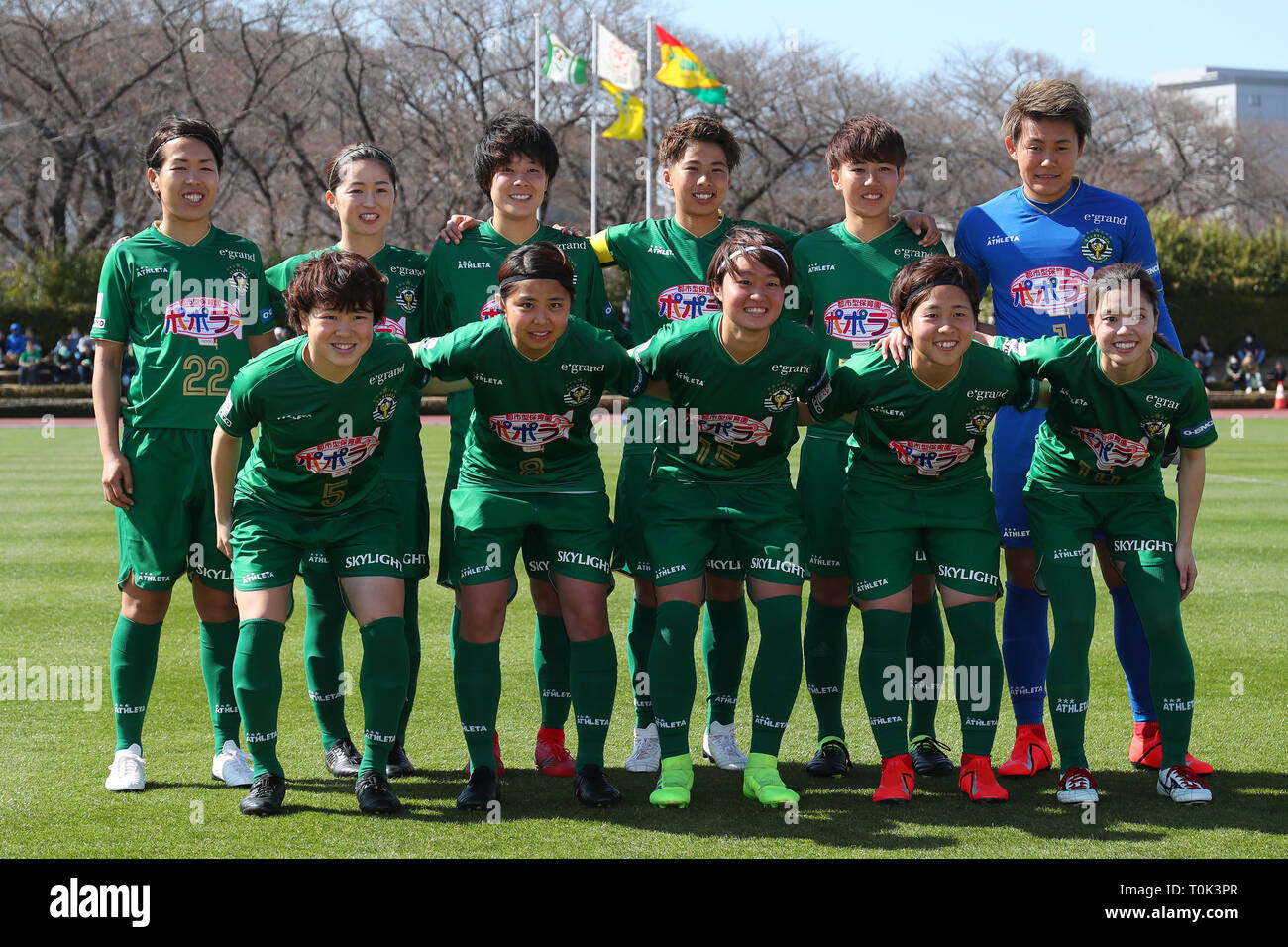 Nippon TV Beleza team group line-up, MARCH 21, 2019 - Football / Soccer :  2019 Plenus Nadeshiko League Division 1 between Nippon TV Beleza 3-1 JEF  United Ichihara Chiba Ladies at AGF