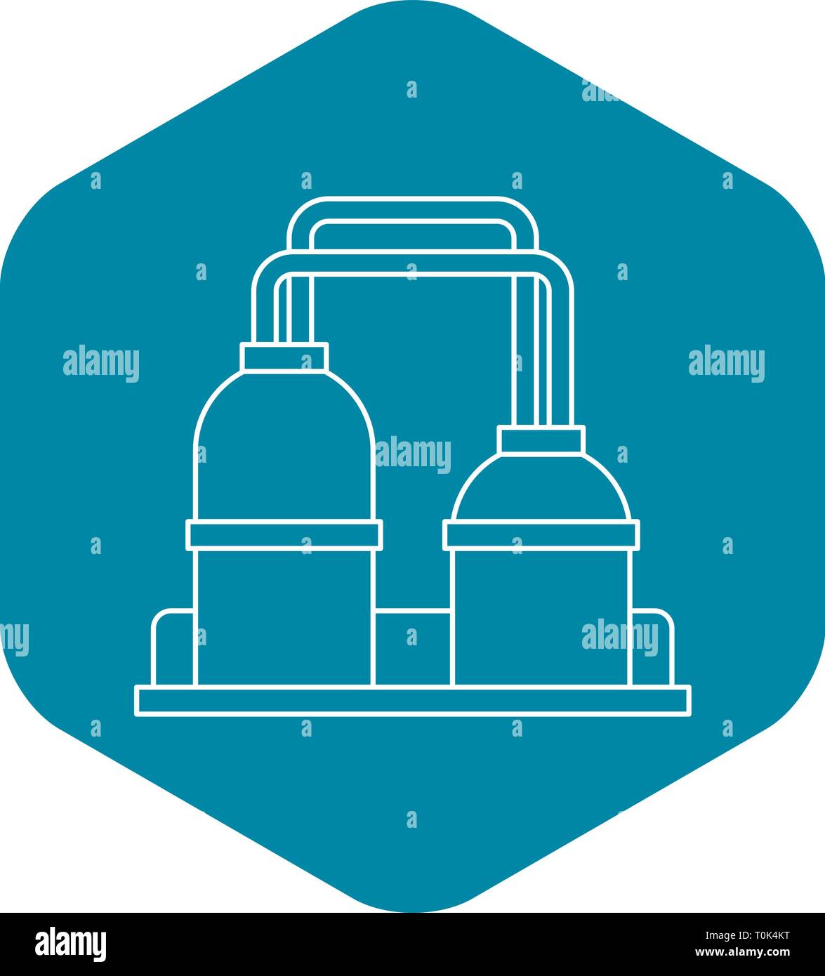 Nuclear fuel processing Stock Vector Images - Alamy