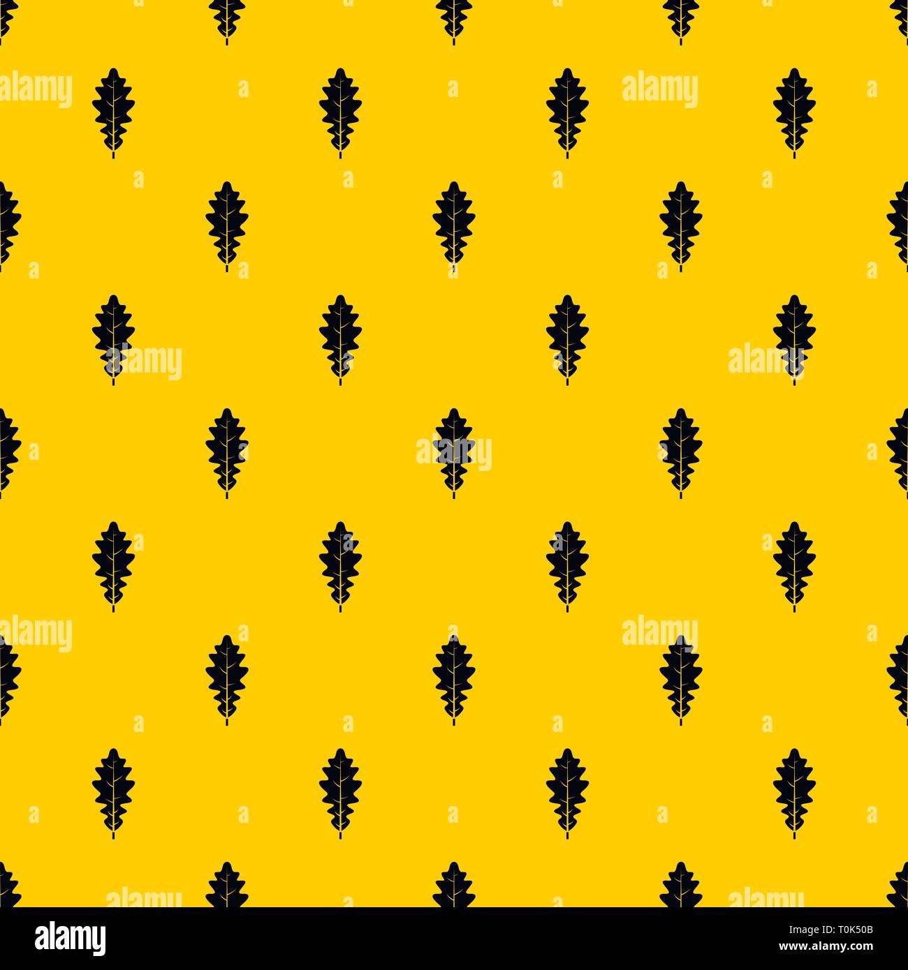 Oak leaf pattern vector Stock Vector Image & Art - Alamy