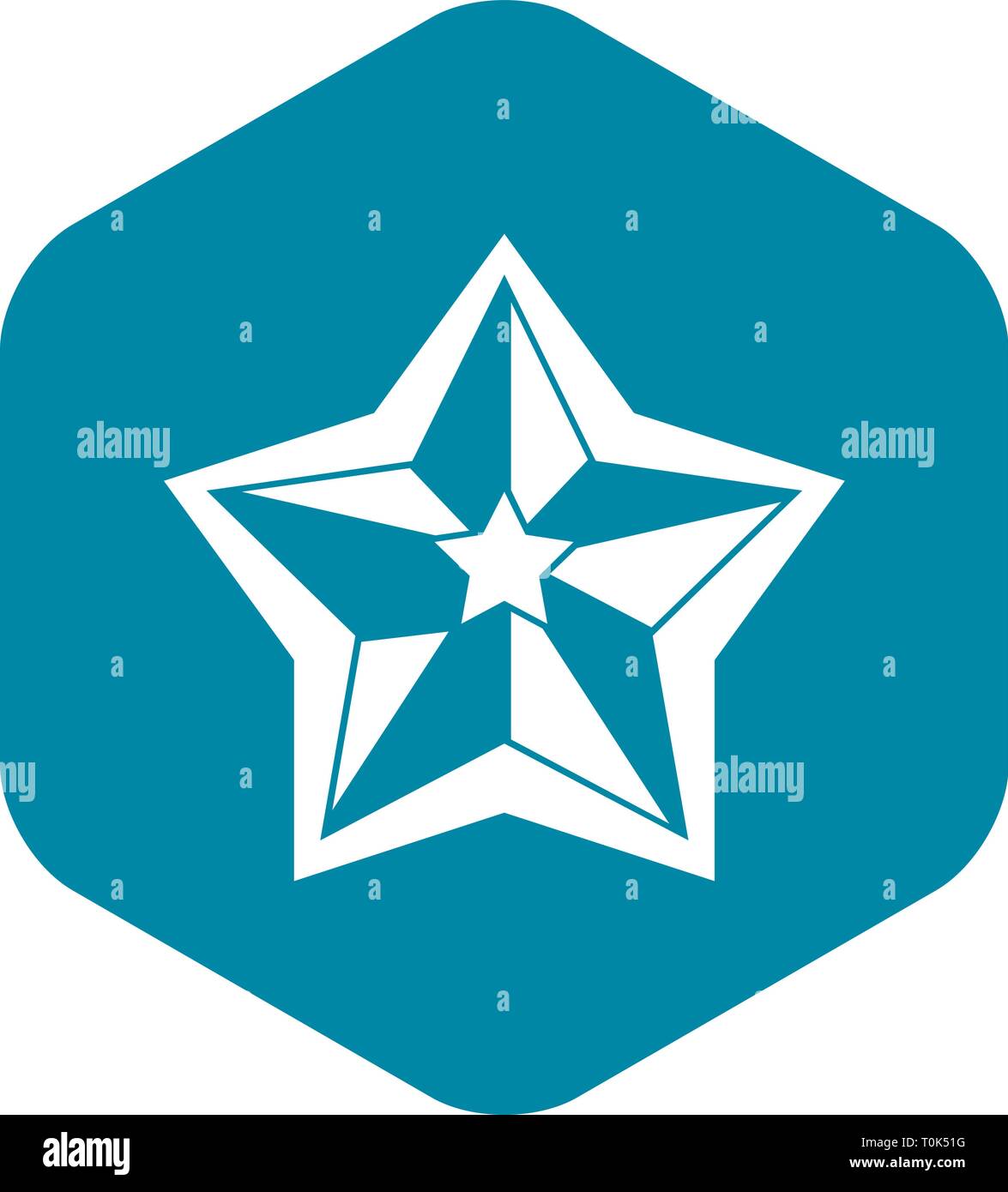 Star icon, simple style Stock Vector Image & Art - Alamy