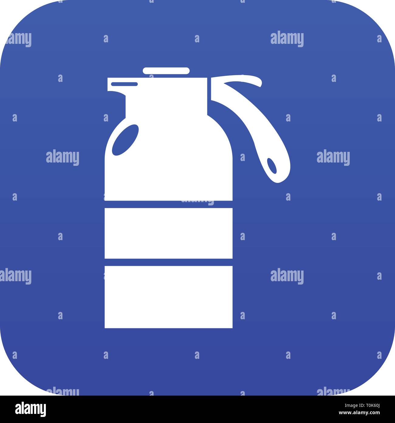 Sprayer container icon blue vector Stock Vector Image & Art - Alamy