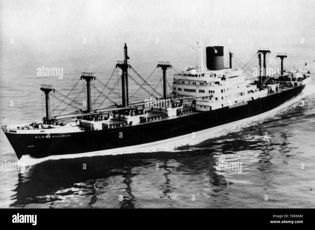 geography / travel, China, politics, the British ship 'Glenfalloch', detained by the Chinese on 2.3.1970, Additional-Rights-Clearance-Info-Not-Available Stock Photo