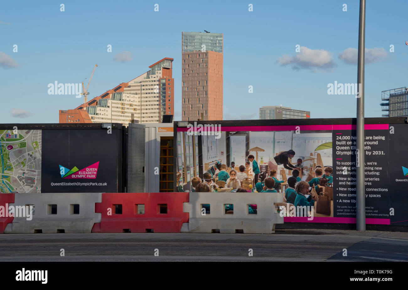 New construction for luxury flats and offices by Hackney Wick and