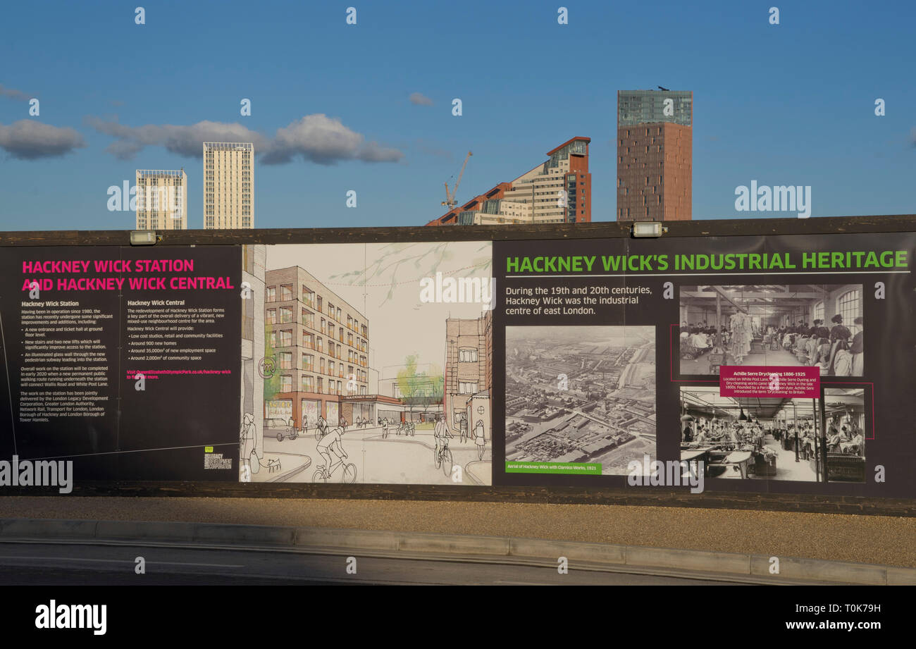 New construction for luxury flats and offices by Hackney Wick and