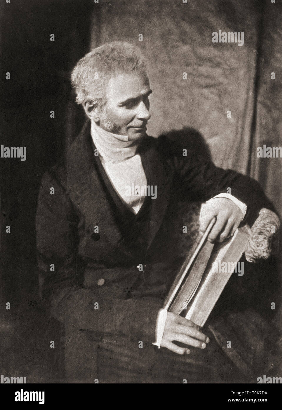Rev Dr William Scoresby, 1789 – 1857.  English Arctic explorer, scientist and clergyman. Stock Photo