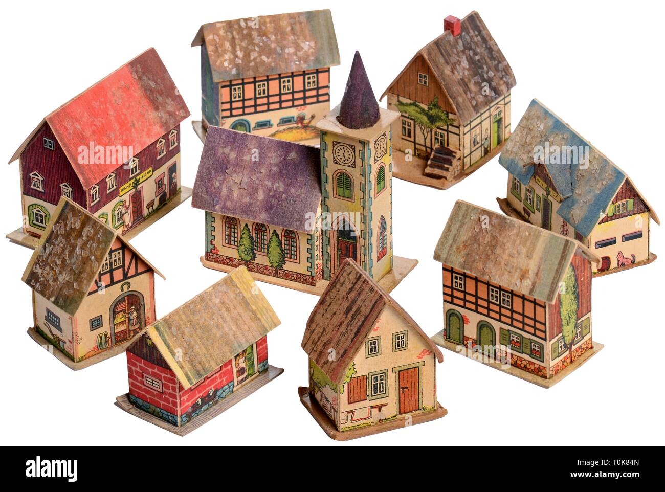 Toys Model Making Village Village Centre Printed Paperboard Toys Marked With Moko The Jewish Toys Wholesaler Moses Kohnstam Germany Circa 1912 Additional Rights Clearance Info Not Available Stock Photo Alamy