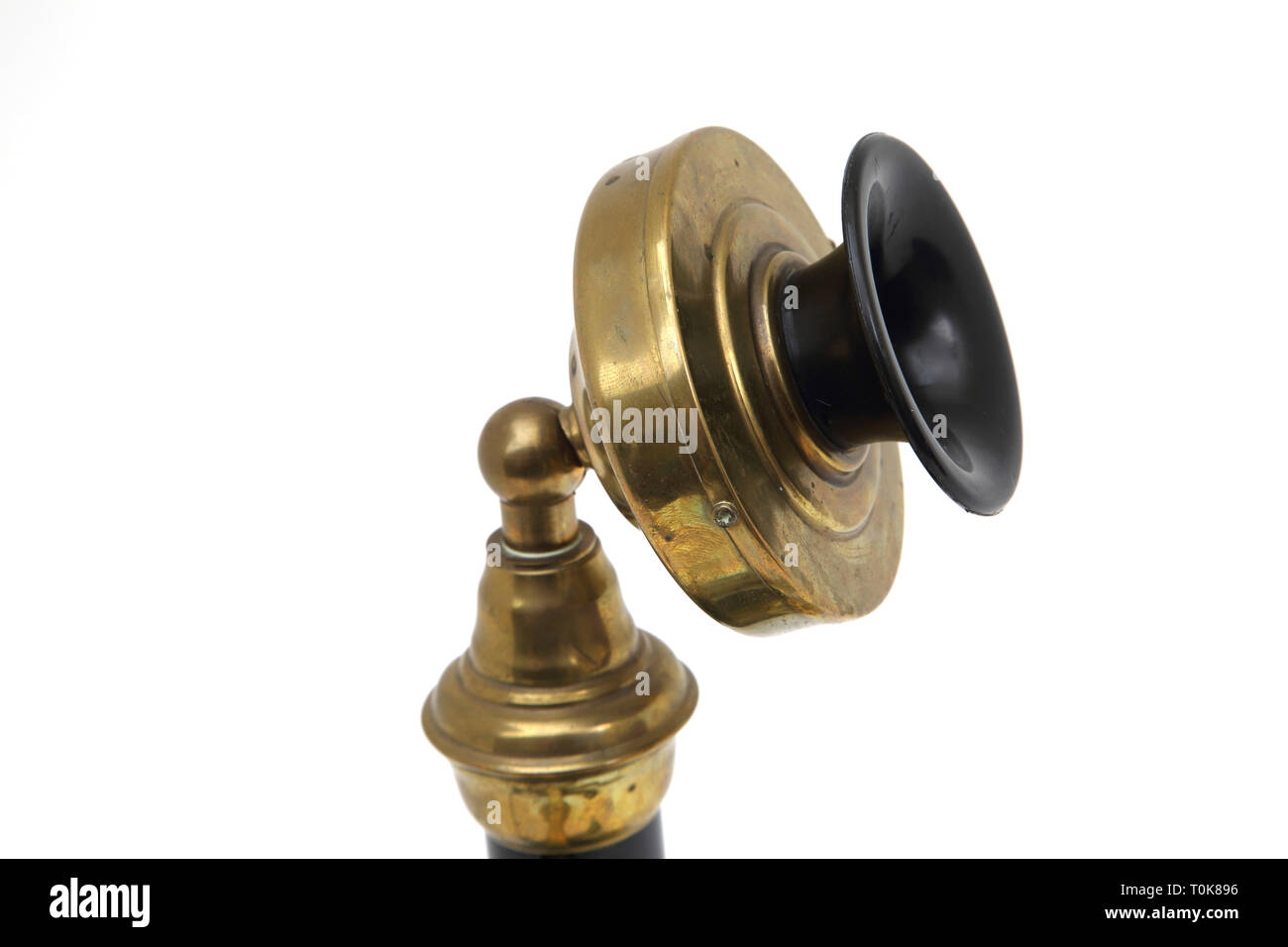 Antique Candlestick Telephone Mouth Piece (Transmitter Stock Photo Alamy