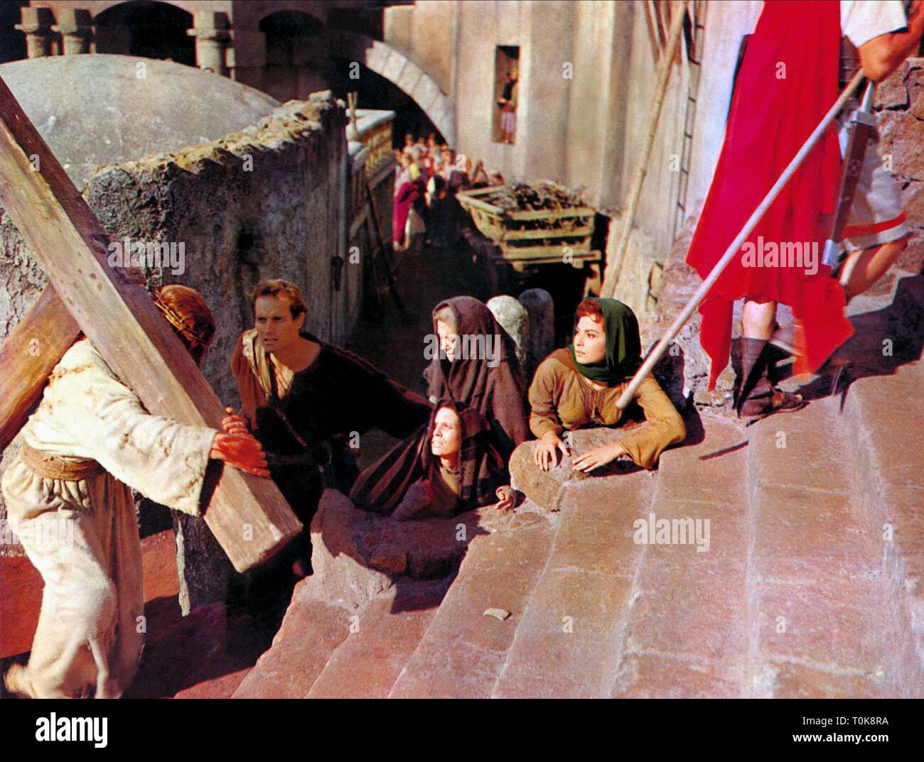 CHARLTON HESTON, HAYA HARAREET, BEN-HUR, 1959 Stock Photo