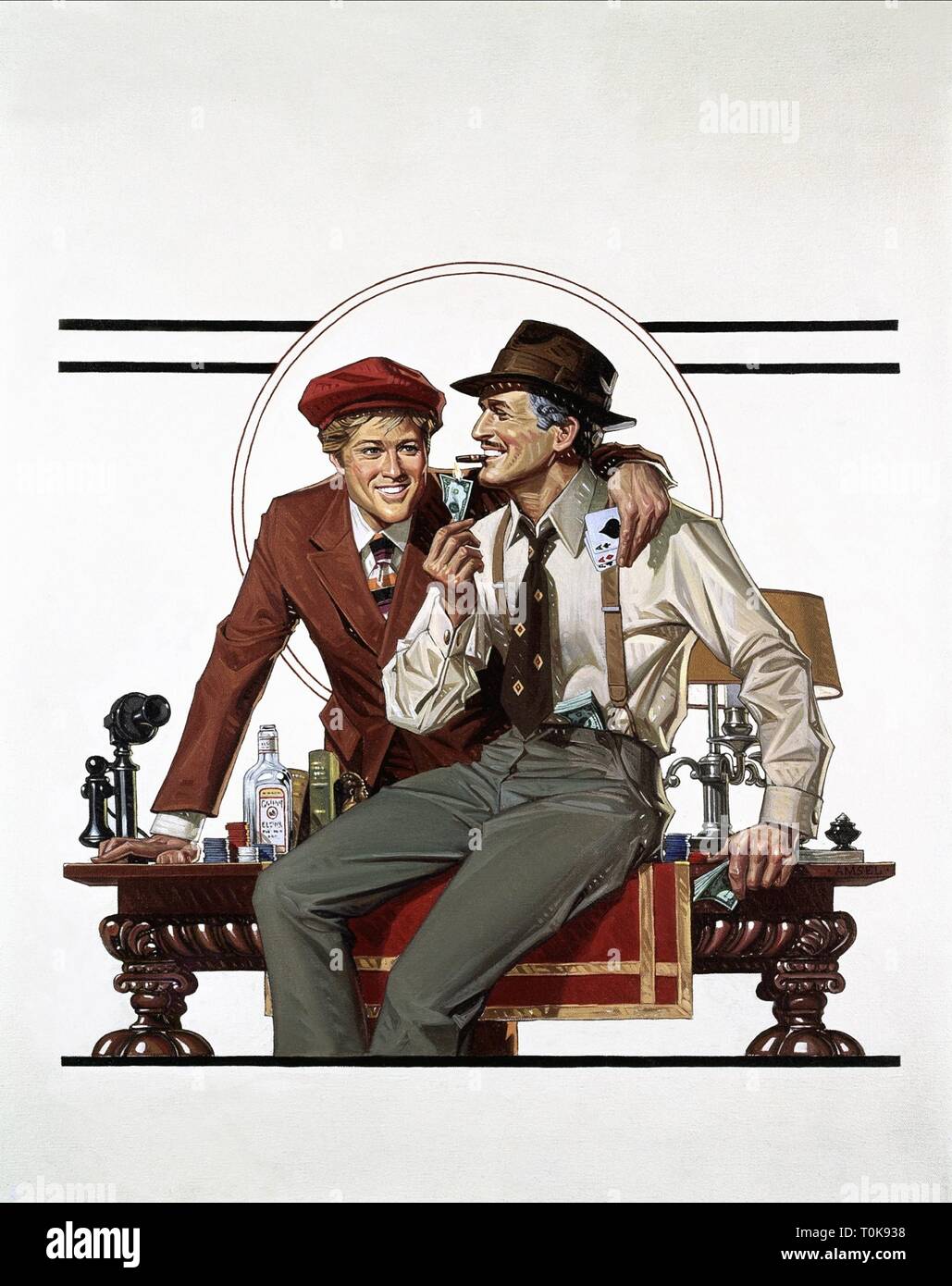 ROBERT REDFORD, PAUL NEWMAN, THE STING, 1973 Stock Photo Alamy