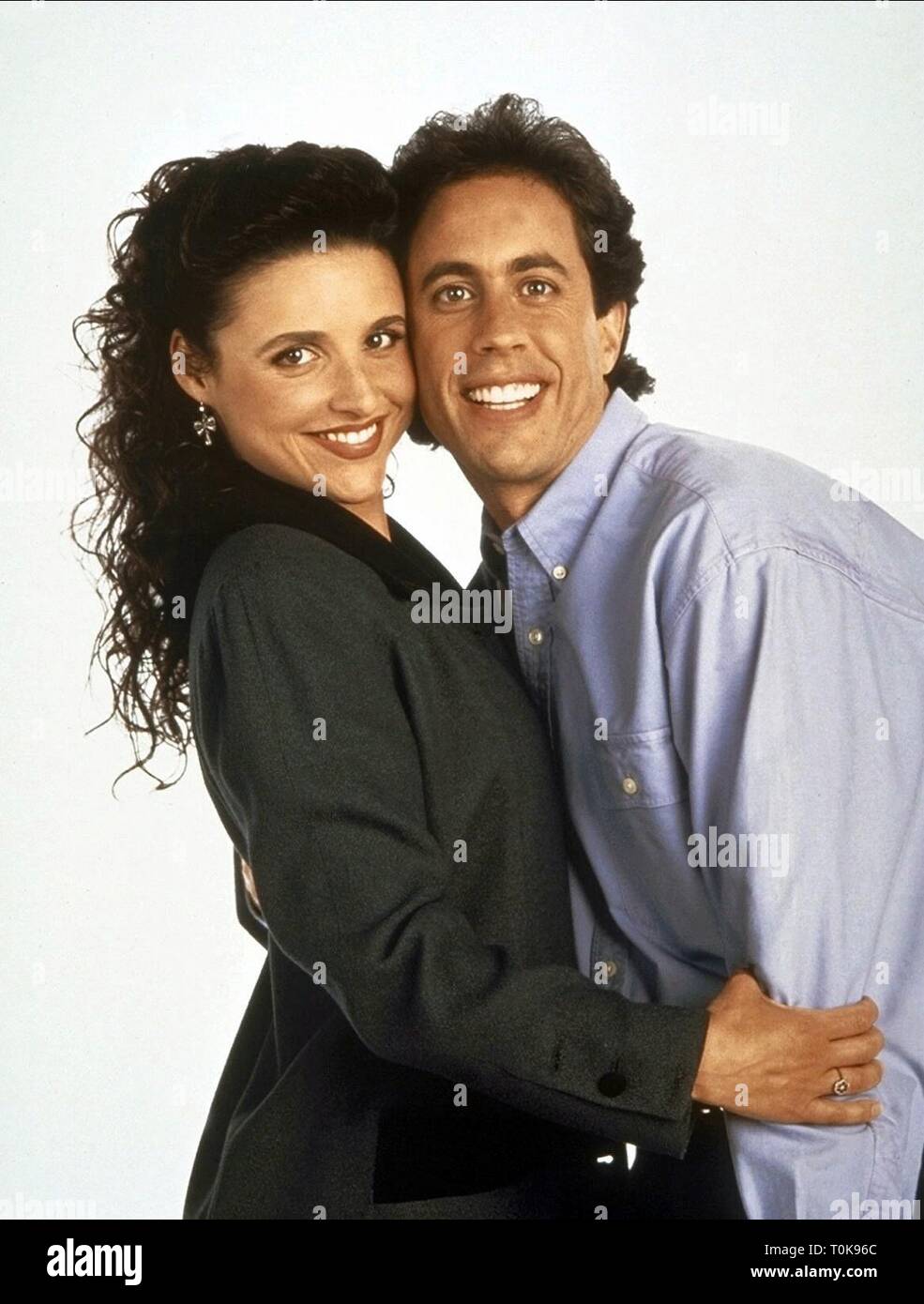 JULIA LOUIS-DREYFUS, JERRY SEINFELD, SEINFELD, 1989 Stock Photo