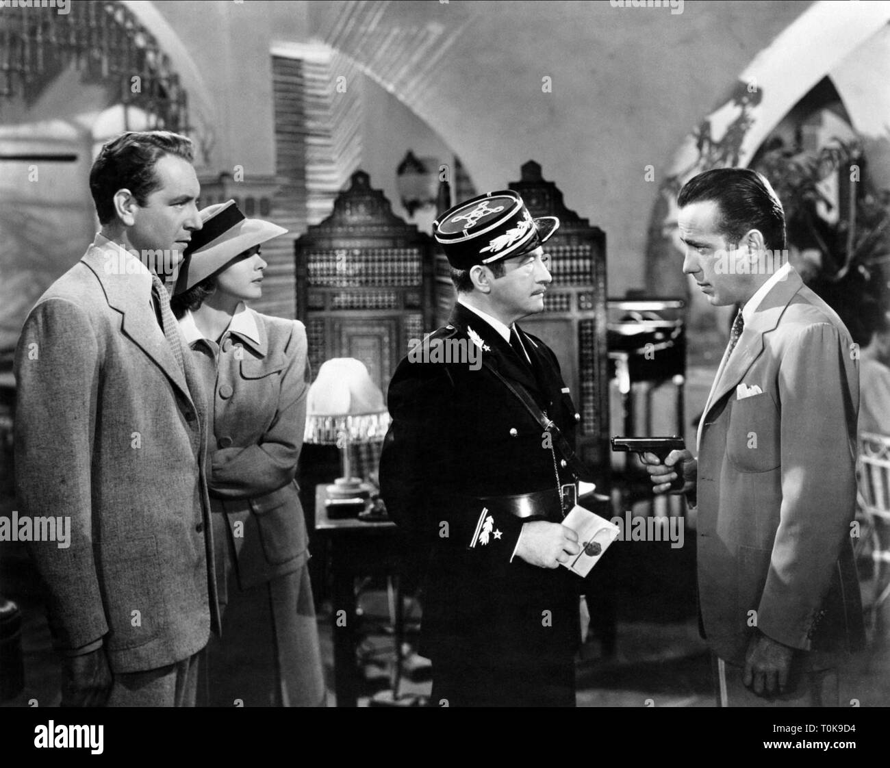 CASABLANCA, PAUL HENREID, INGRID BERGMAN, CLAUDE RAINS , HUMPHREY