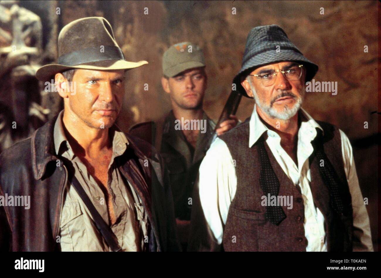 Indiana Jones: Sean Connery and Harrison Ford print by Bridgeman Images