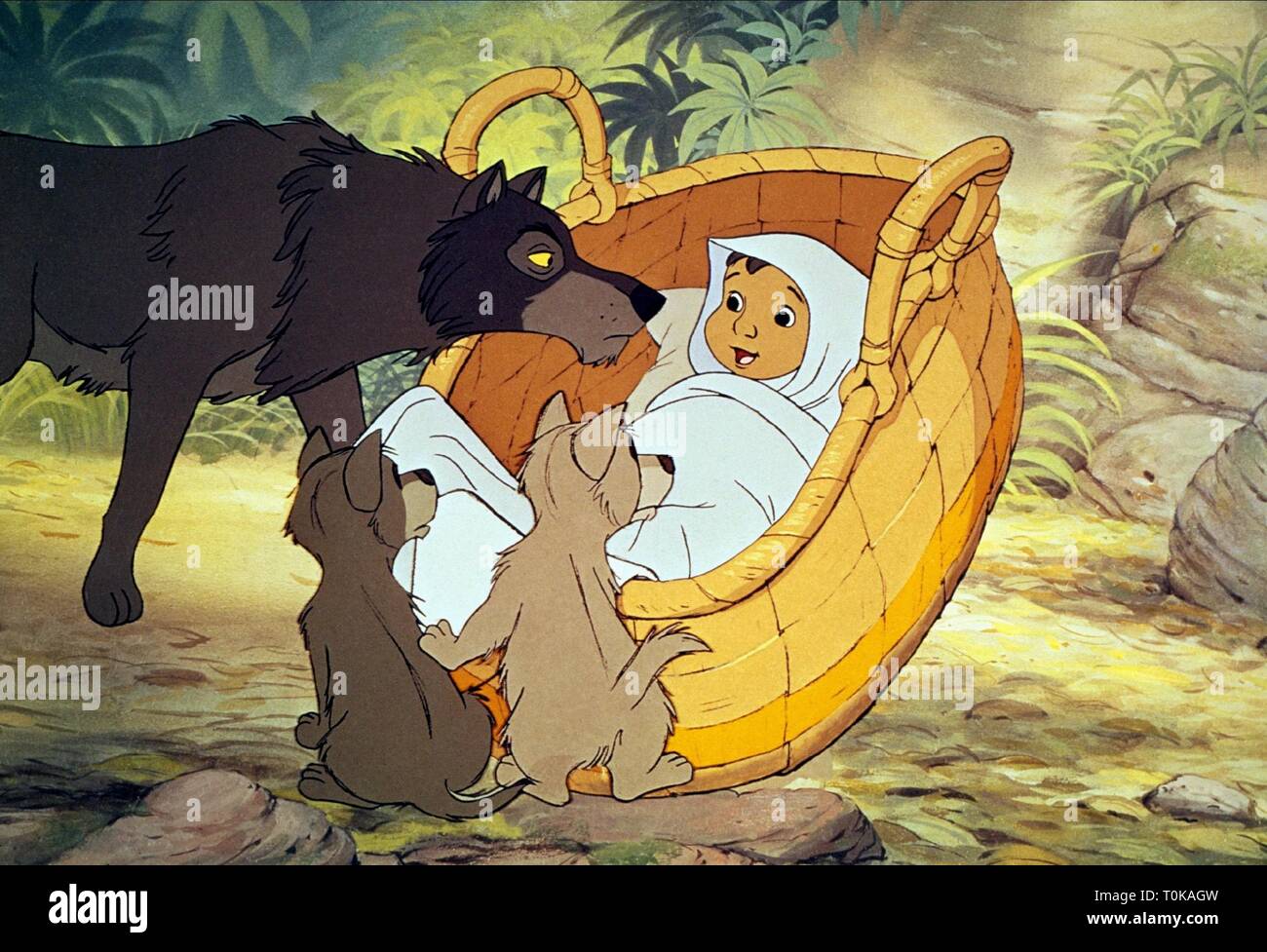 WOLVES, BABY MOWGLI, THE JUNGLE BOOK, 1967 Stock Photo - Alamy