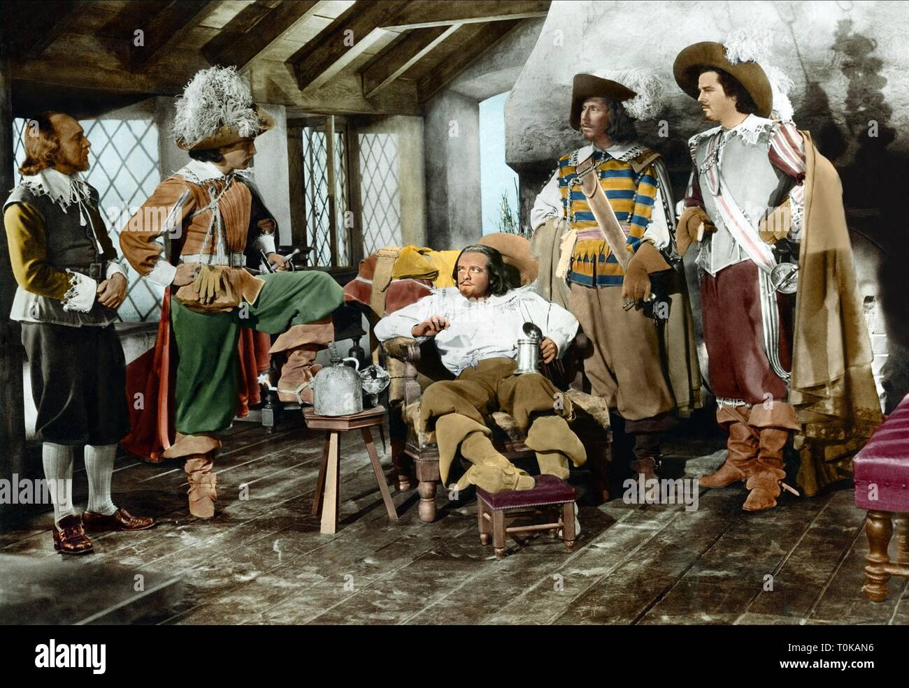 THE THREE MUSKETEERS, VAN HEFLIN, GENE KELLY, GIG YOUNG , ROBERT COOTE