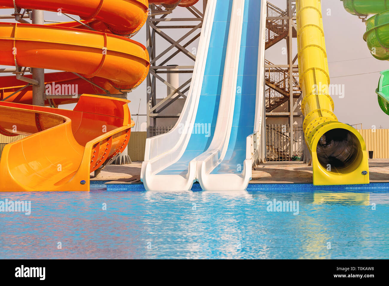 Big water slide hi-res stock photography and images - Alamy