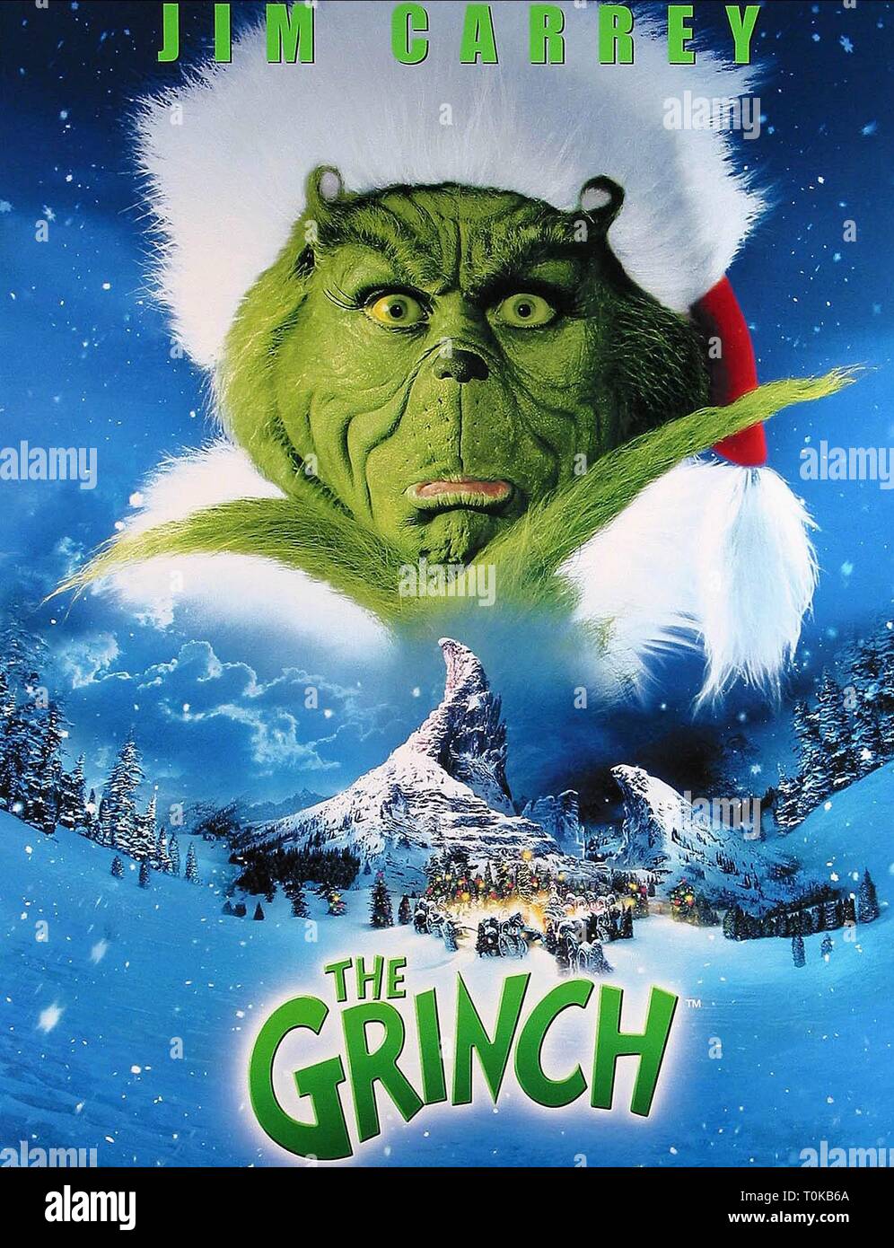 JIM CARREY, HOW THE GRINCH STOLE CHRISTMAS, 2000 Stock Photo - Alamy