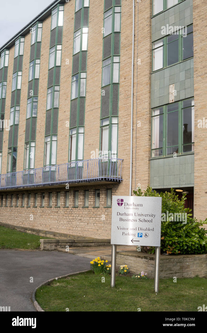 Durham University Business School at Ushaw College, Ushaw Moor, County Durham, England, UK Stock Photo