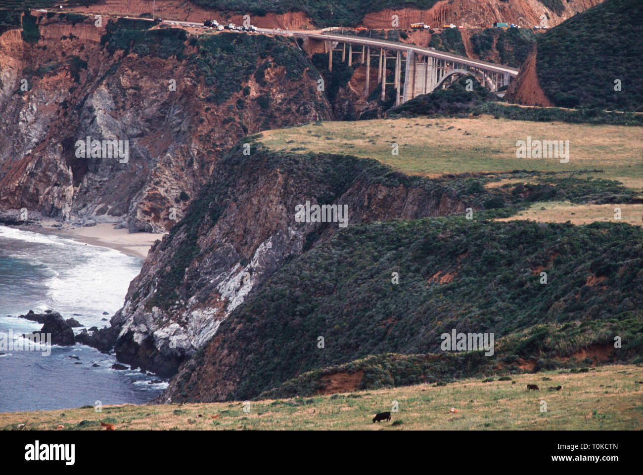 Bixby Bridge on Highway 1, Big Sur, CA Stock Photo - Alamy