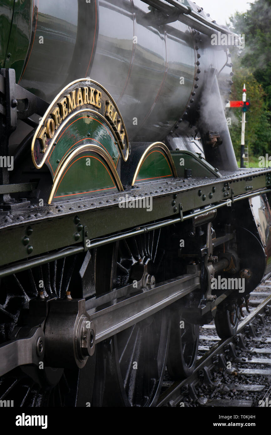7903 Formarke Hall Steam Engine at Toddington on Gloucestershire and Warwickshire Railway, England Stock Photo