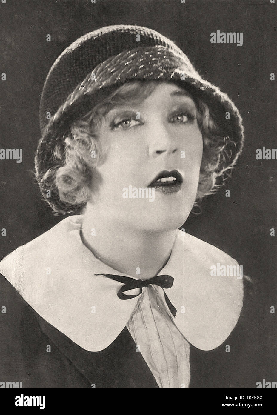 Portrait Of Actress Mae Murray 1889 1965 Silent Movie Era Stock portrait-of-actress-mae-murray-1889-1965-silent-movie-era-stock