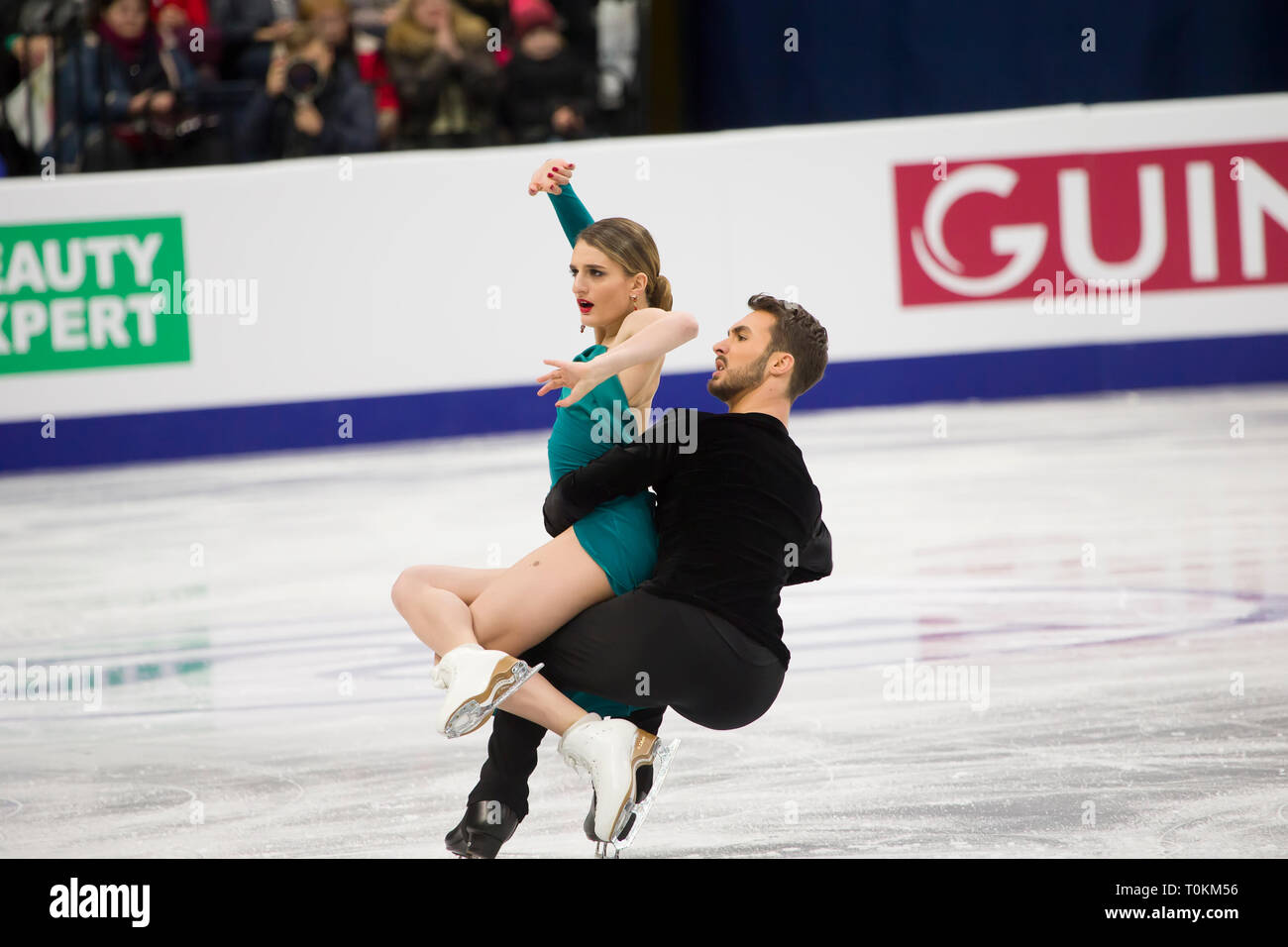 Belarus, Minsk, January 25, 2019. Minsk Arena. European Figure Skating
