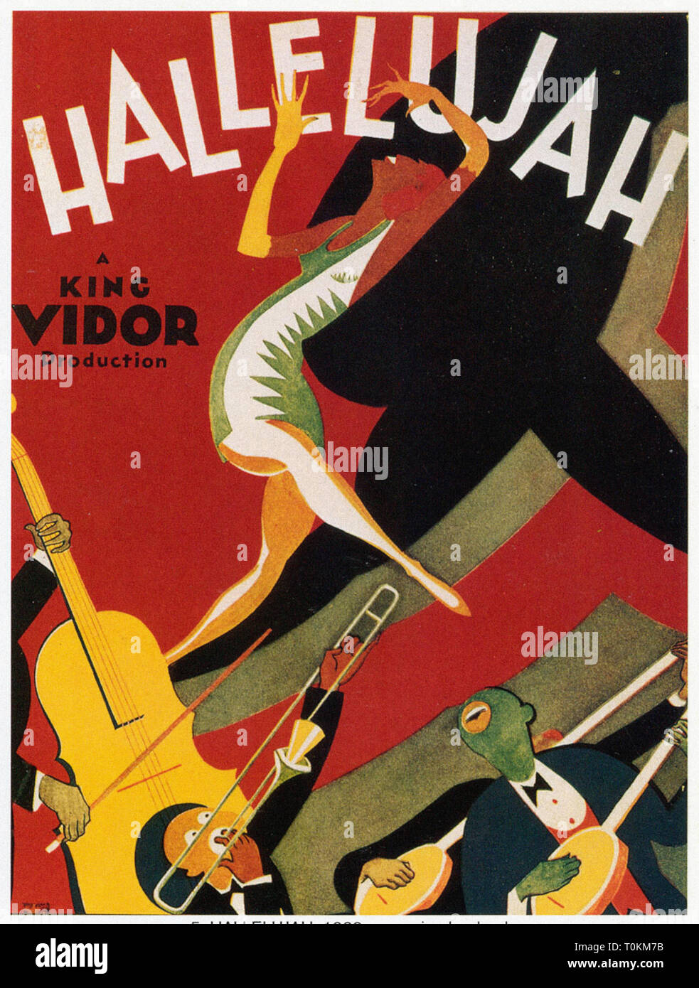 Hallelujah - Vintage pre-code silent movie poster Stock Photo - Alamy