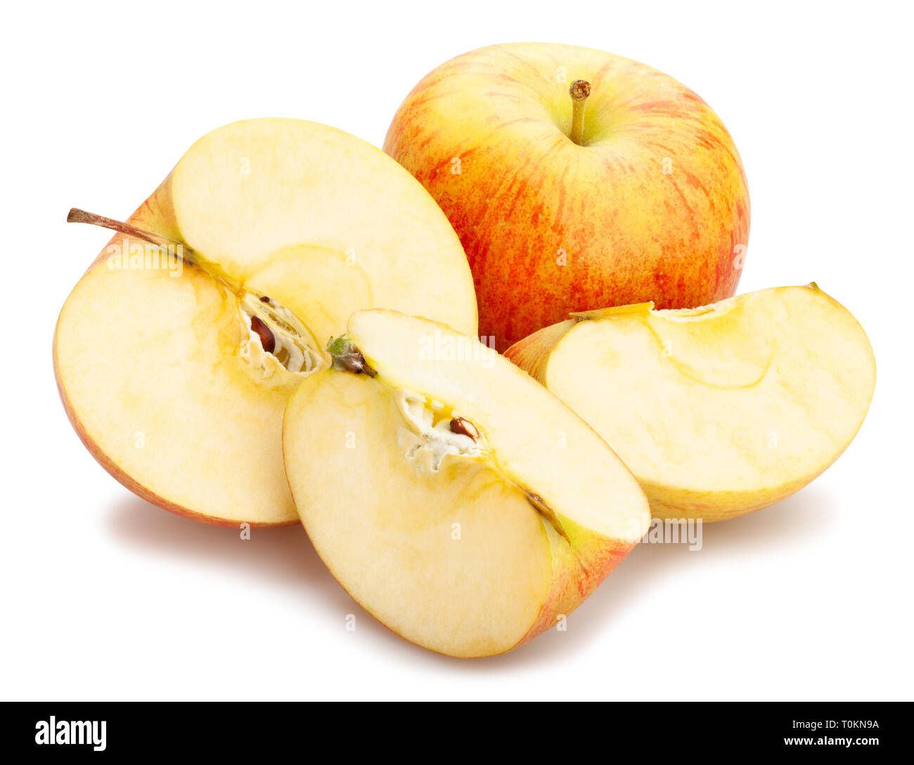 apples path isolated Stock Photo