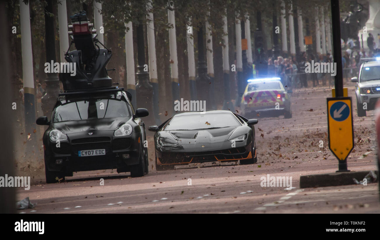 Transformers The Last Knight filming in London Stock Photo Alamy