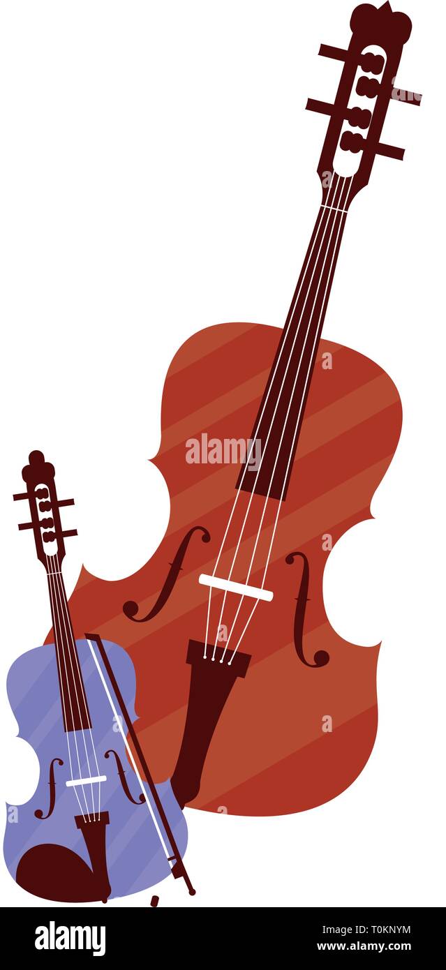 fiddle instrument musical icon vector illustration design Stock Vector ...