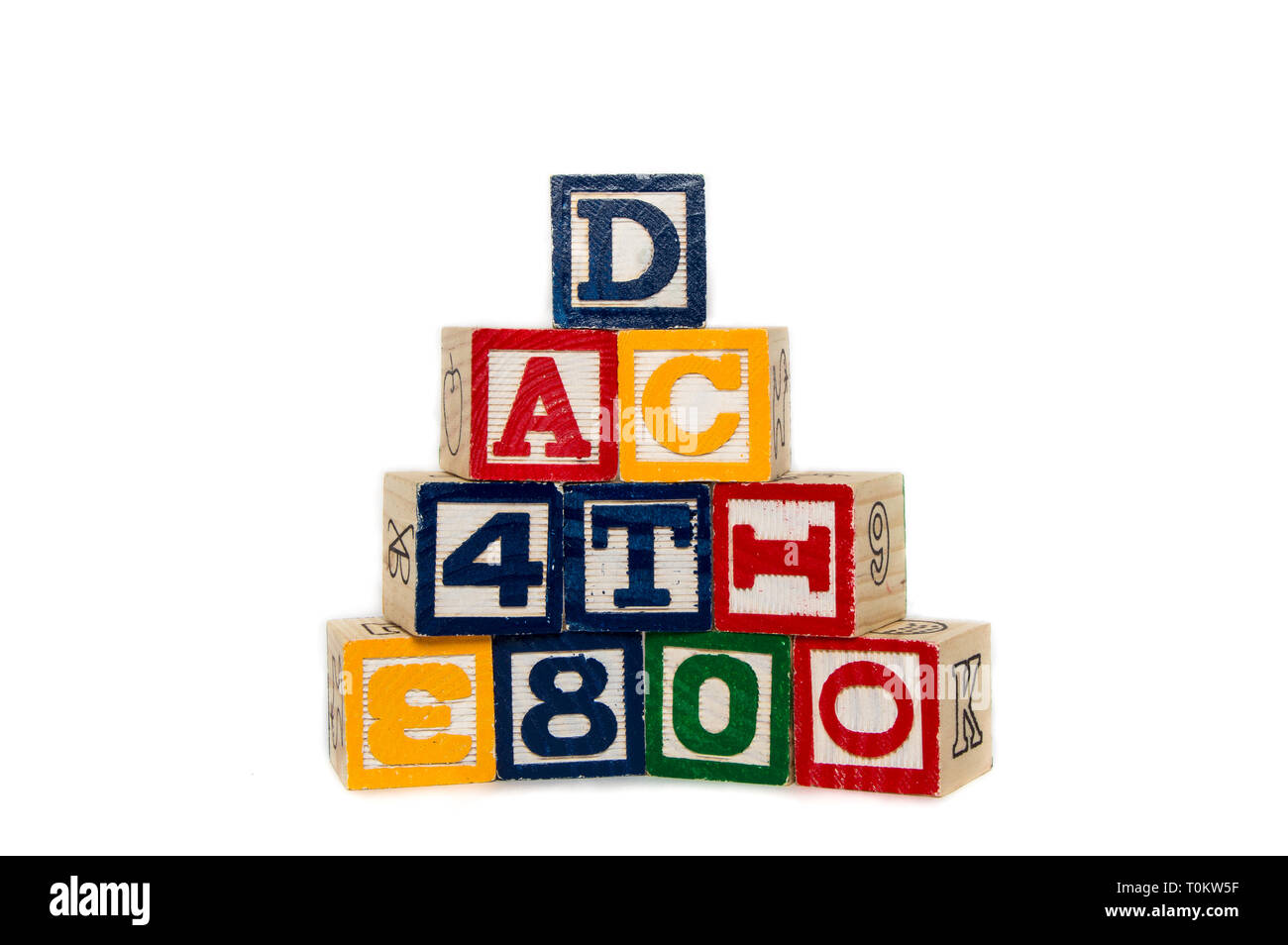 Graphic Of Three Stacked Abc Blocks Stock Illustration - Download Image Now  - Toy Block, Alphabet, Alphabetical Order - iStock