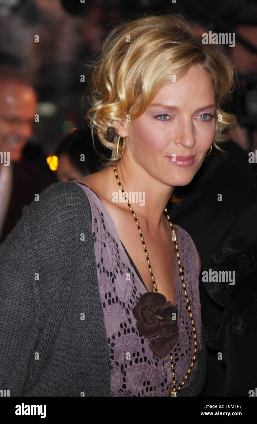 UMA THURMAN 04-15-08 ''THE LIFE BEFORE HER EYES'' DATE Photo By John ...