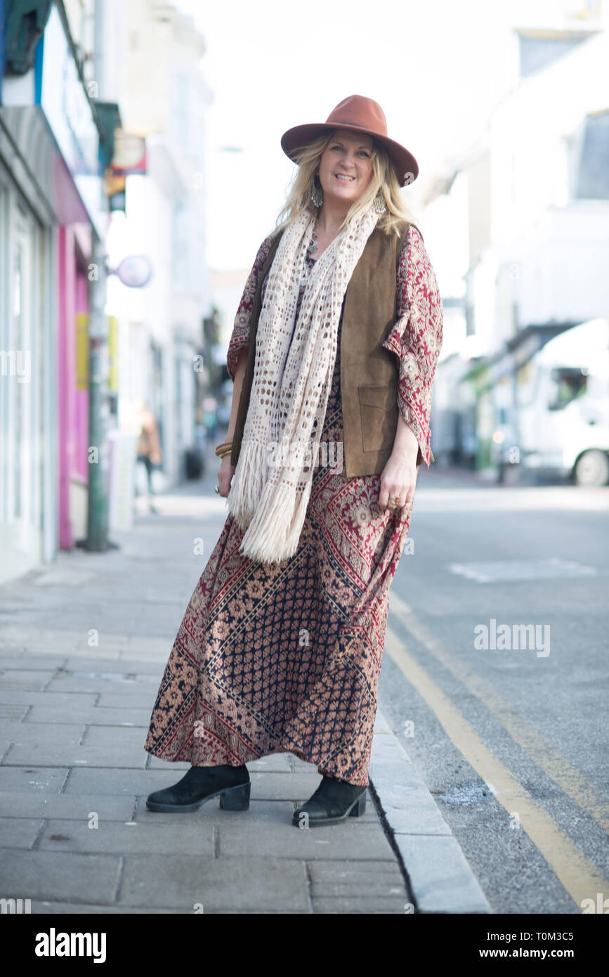 Brighton North Laine second hand vintage fashion clothing shop keepers