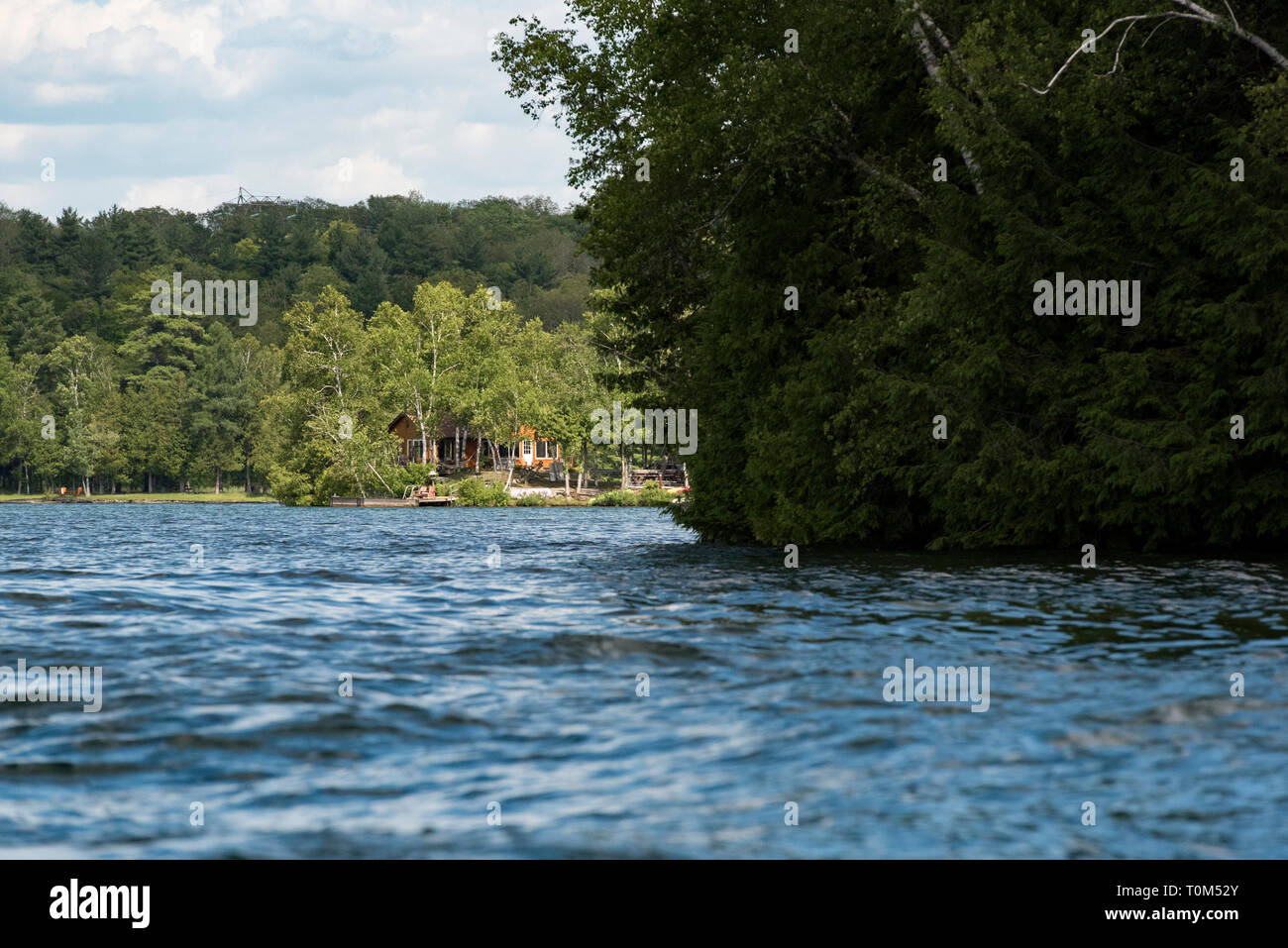 Cabin Lake Ontario Stock Photos Cabin Lake Ontario Stock Images