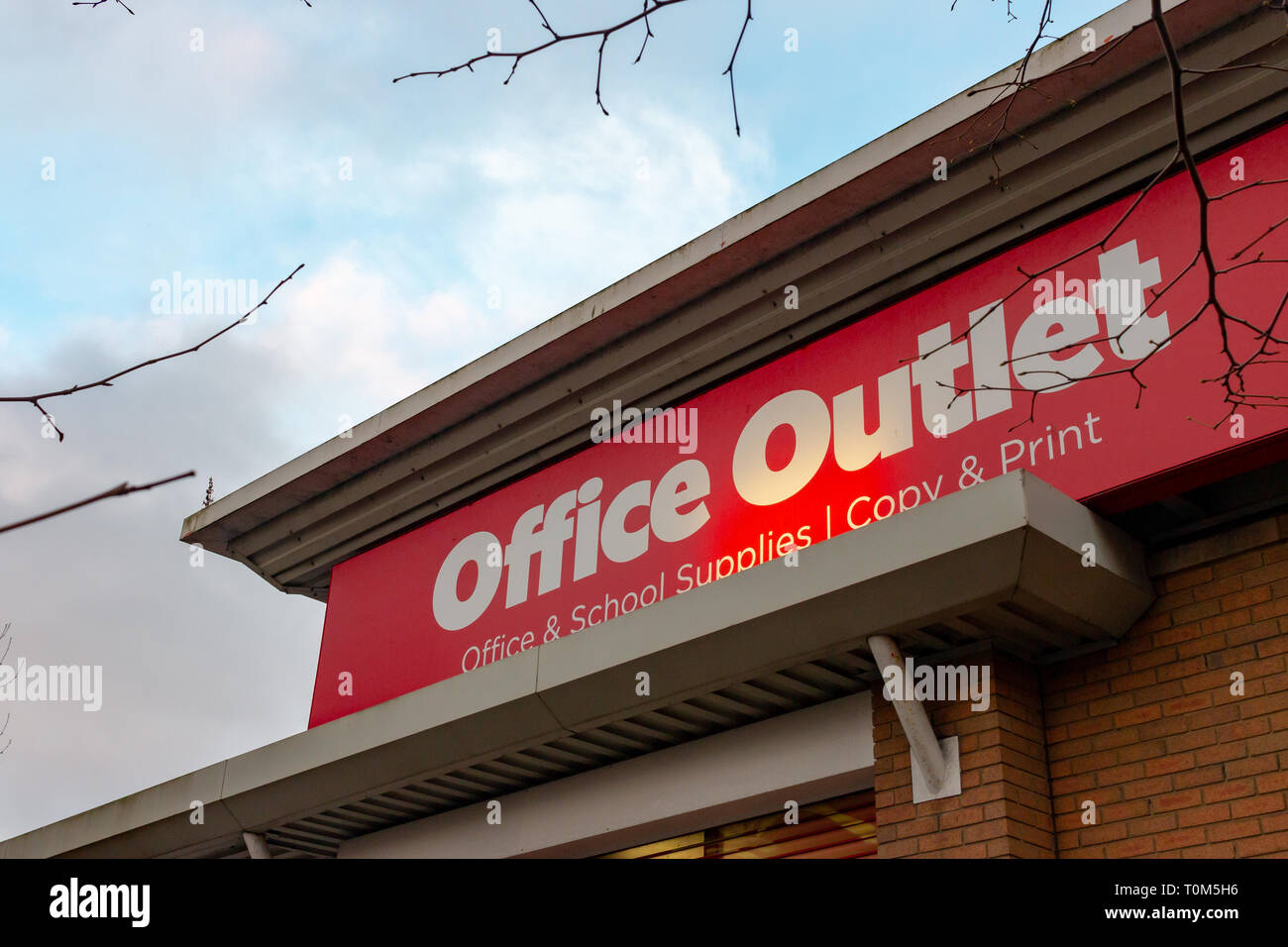 Office Outlet store in Bristol Stock Photo