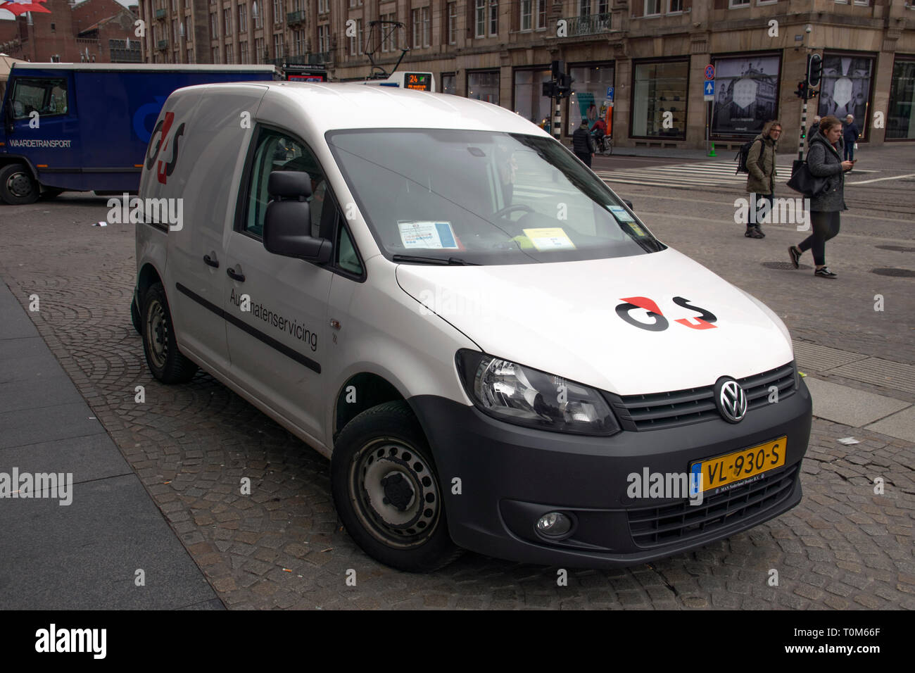 G4S Company Truck And Car At Amsterdam The Netherlands 2019 Stock Photo