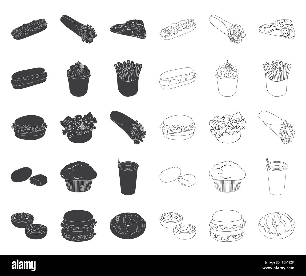 black,outline,breakfast,burger,cafe,cake,chicken,coffee,collection,convenience,cooking,cream,design,dish,donut,fast,food,french,fries,ginger,ham,hamburger,hotdog,icon,illustration,ingredient,isolated,lavash,lettuce,logo,lunch,mustard,nuggets,pancake,product,restaurant,roll,sausage,seasoning,semifinished,service,set,shawarma,sign,symbol,tomato,vector,web Vector Vectors , Stock Vector