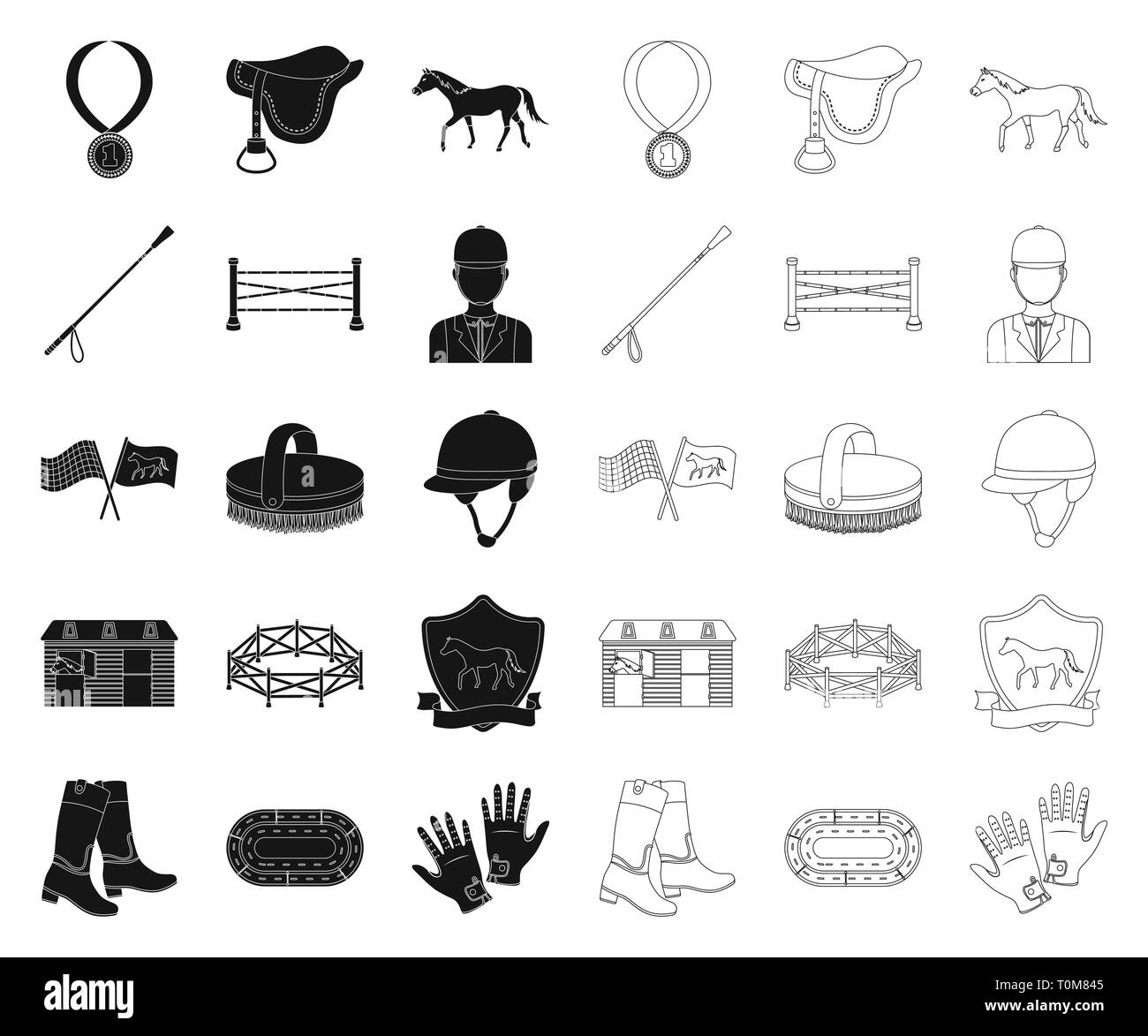 Riding paddock Cut Out Stock Images & Pictures Alamy