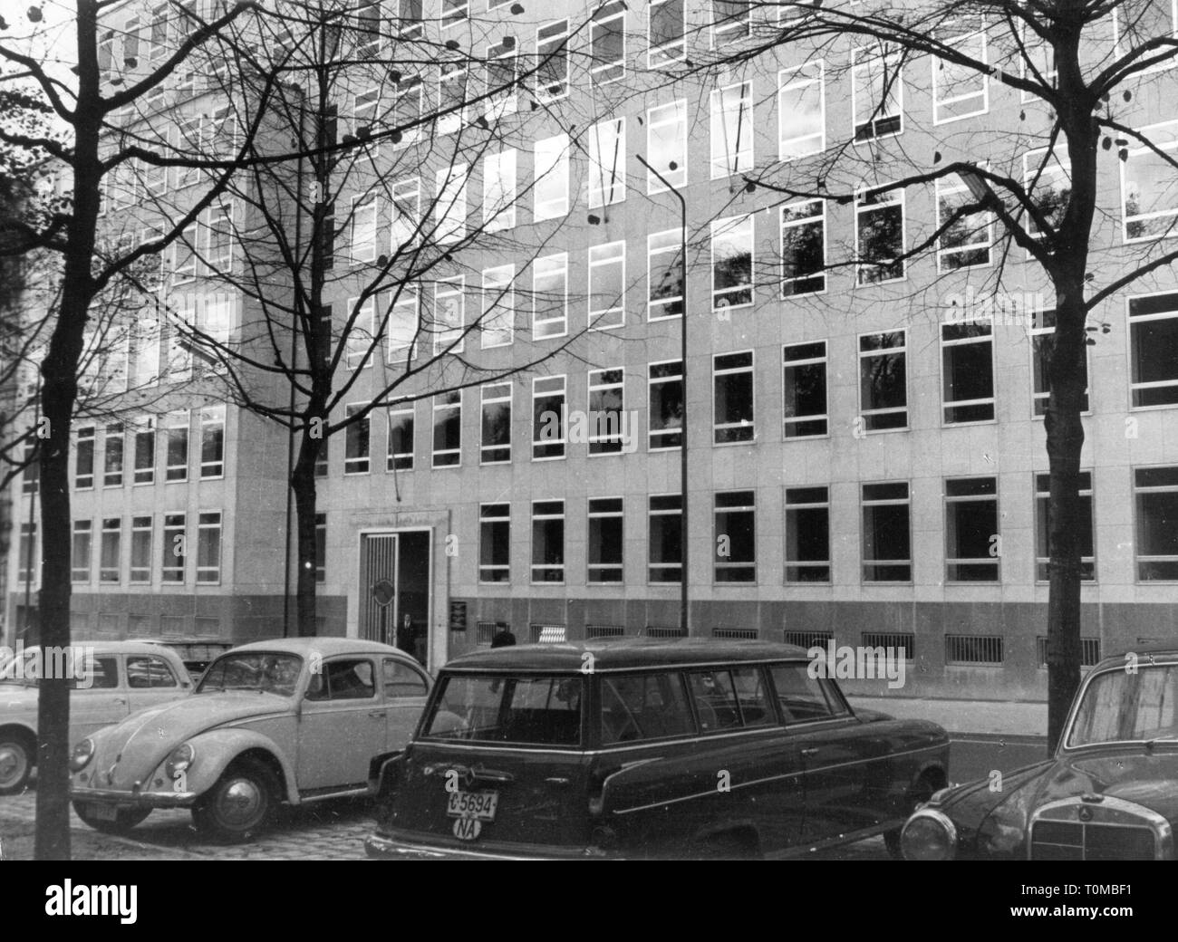 geography / travel, Germany, Bonn, building, Office of the European Commission, exterior view, 1960s, Additional-Rights-Clearance-Info-Not-Available Stock Photo