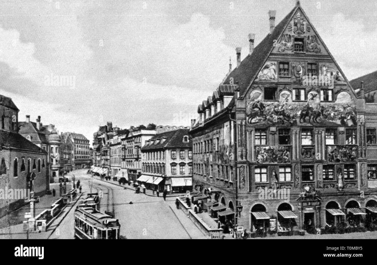 Germany Postcard Black And White Stock Photos Images Alamy