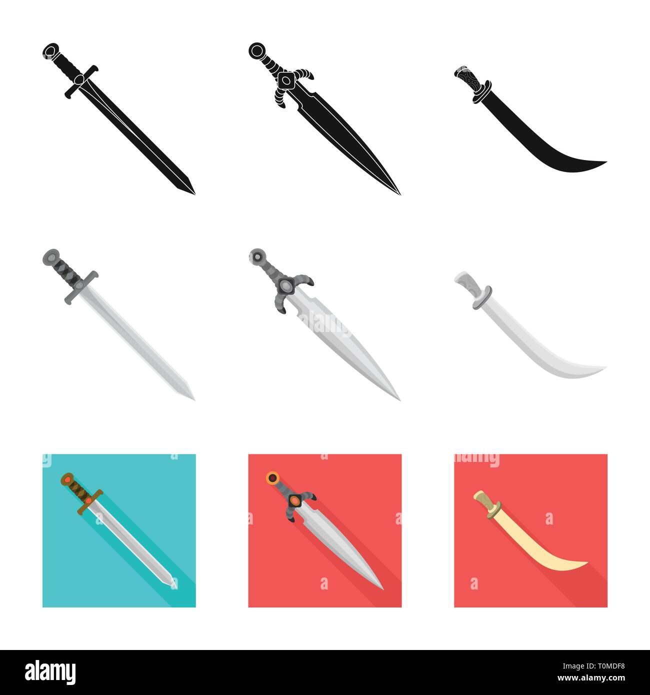longsword,Spanish,scimitar,templar,handle,conqueror,battle,ancient,steel,old,warrior,silver,military,ornament,soldier,decoration,stone,power,knight,ruby,murder,game,armor,sharp,blade,sword,dagger,knife,weapon,saber,medieval,set,vector,icon,illustration,isolated,collection,design,element,graphic,sign, Vector Vectors , Stock Vector