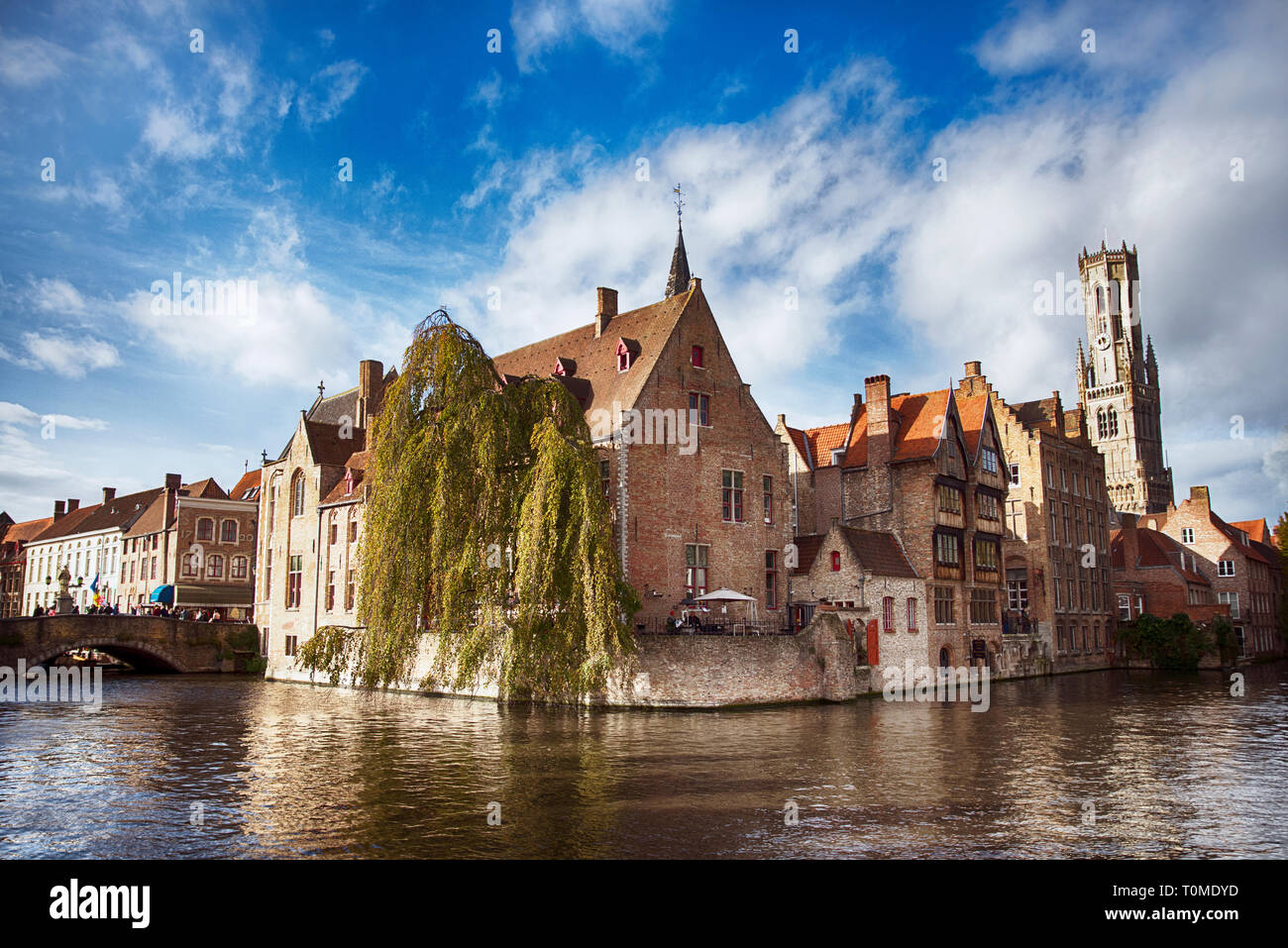 Ancient Brick Houses In Bruges Brugge Belgium Bruges Is 