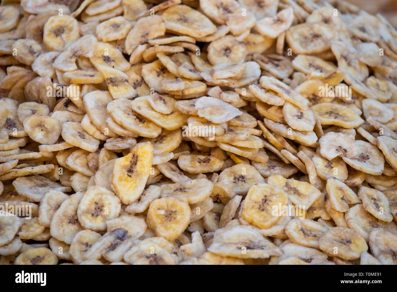 banana chips dry fruits Stock Photo Alamy