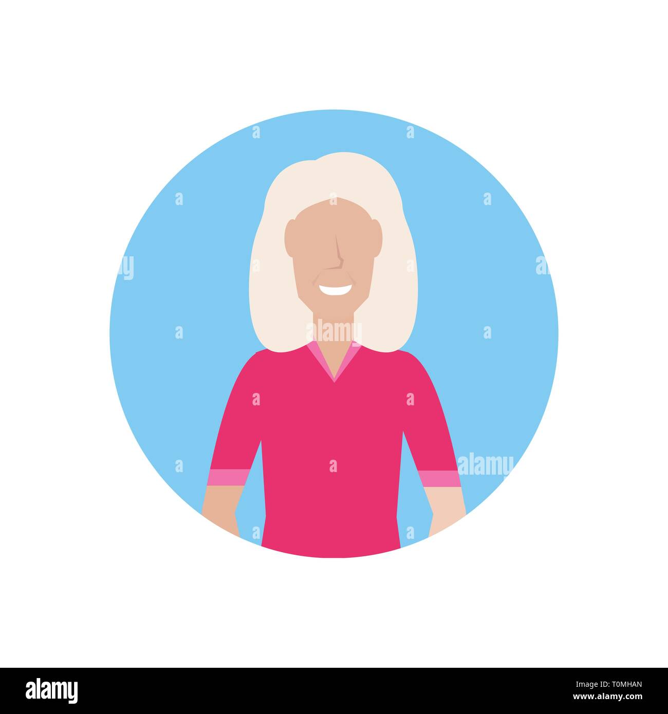 Grandmother avatar character icon vector hi-res stock photography and ...