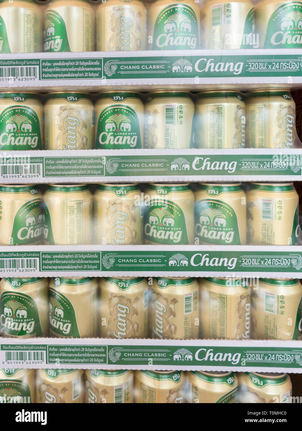 Chang beer, Thailand Stock Photo