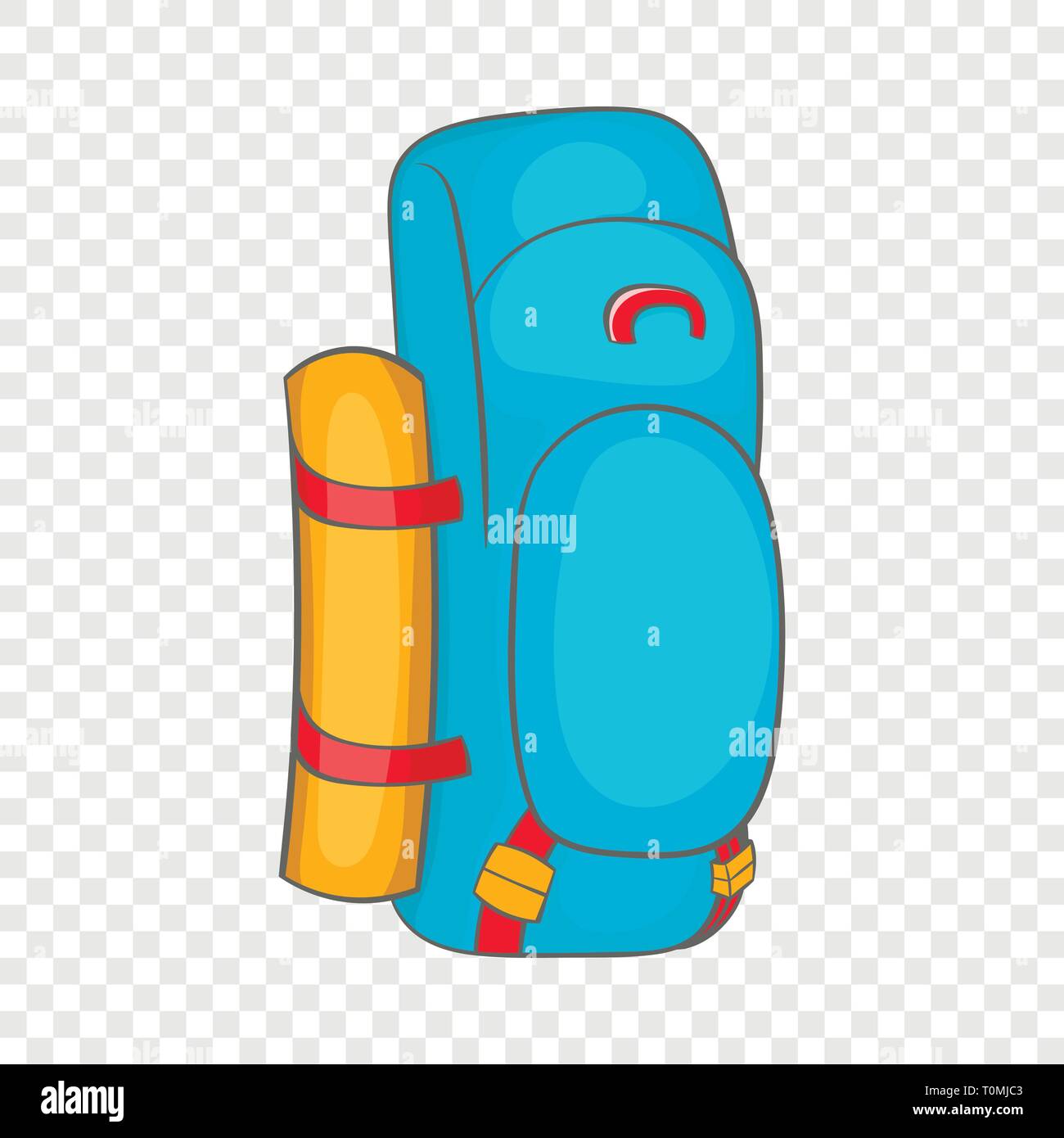 Tourist backpack icon in cartoon style Stock Vector Image & Art - Alamy