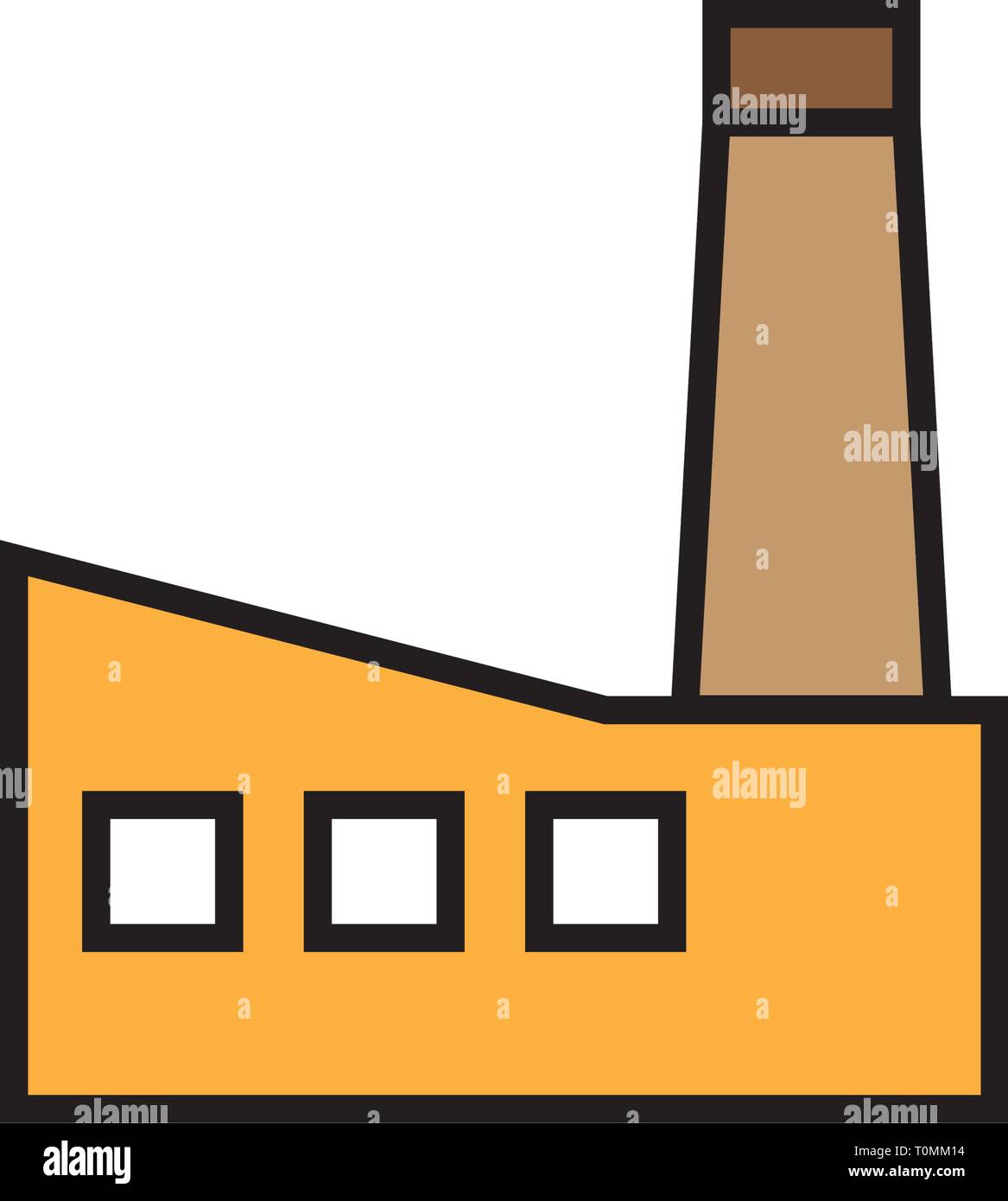 factory icon template Stock Vector